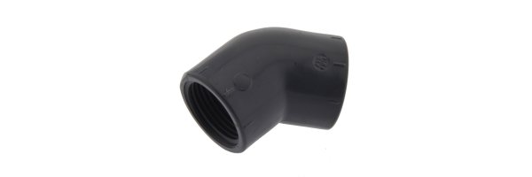 Gewindewinkel 45° PVC-U (nur für Kunststoffgewinde), PN 10