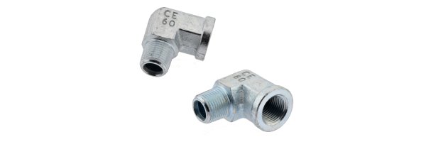 Einschraubwinkel mit NPT-Gewinde, bis 275 bar