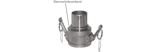 Schnellkupplungsdosen mit Schlauchtülle, EN 14420-7 (DIN2828), Typ C