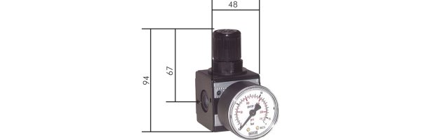 Druckregler & Präzisionsdruckregler - Multifix-Baureihe 1, 2100 l/min