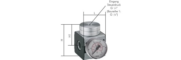 Druckregler, ferngesteuert (Volumenbooster) - Multifix, bis 17500 l/min