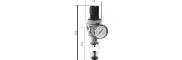 Filterdruckminderer für Wasser & Luft - Multifix-Baureihe 0, 700 l/min