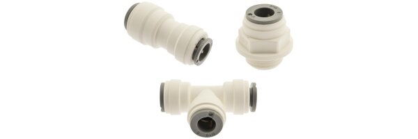 IQS-Steckanschlüsse für Flüssigkeiten & Lebensmittel - LE metrisch (4-12 mm)