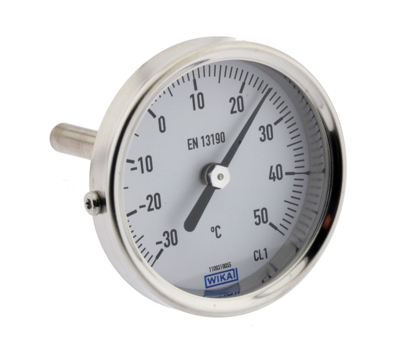Bimetall-Anlegethermometer - Ø 63mm Anzeige 0 bis 60 °C