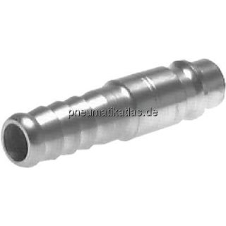 Kupplungsstecker (NW7,2) 9mm Schlauch, grün, Kreis Ø 12,5 m