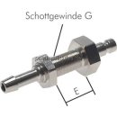 Schott-Kupplungsstecker (NW2,7 ) 3mm Schlauch, Messing...