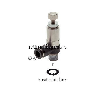Druckregler M 5-4mm, ohne Manometer, IQS-Standard
