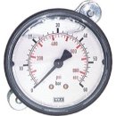 Glycerin-Einbaumanometer, KU- Frontring, 63mm, 0 - 60 bar