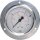 Glycerin-Einbaumanometer,Frontring, 100mm, 0 - 0,6 bar