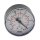 WIKA Stahlblech Manometer waagerecht (ST/Ms), Ø 50mm, 0 - 0,6 bar, G 1/4"