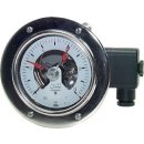 Kontaktmanometer (CrNi/Ms), waager., 100mm, 0 - 100 bar