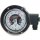 Sicherheits-Kontaktmanometer, waagerecht, 100mm, 0 - 250 bar