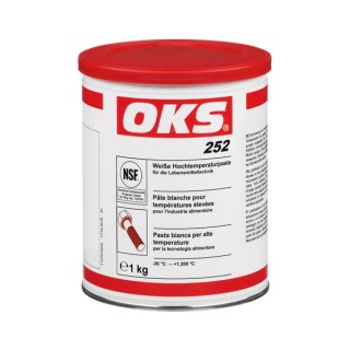 OKS 252, Weiße Hochtemperatur - Paste Lebensmitteltechnik, 1 kg Dose Schmiermittel