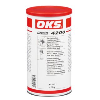 OKS 4200 - Synth. Hochtemperaturfett (MoS2) 1 kg Dose Stoß- Druckbelastbar Verschleißschutz