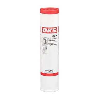 OKS 425, Synthetisches Langzeitfett, 400 ml Kartusche Verschleißschutz, für hohe Geschwindigkeiten