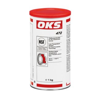 OKS 472, Tieftemperaturfett f. d. Lebensmitteltechnik, 1 kg Dose für Lager in Kühlhäusern, Eisfabriken, etc