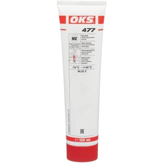 OKS 477 Hahnfett für die Lebensmitteltechnik, 80 ml Tube Dichtfett haftstark und dichtend