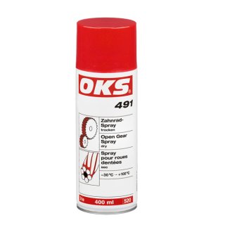 OKS 491 - Zahnrad-Spray, 400 ml Spraydose, vermindert Reibung und Verschleiß