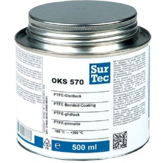 OKS 570, PTFE-Gleitlack, 500 ml Dose Farbloser Gleitfilm verhindert Tribokorrosion