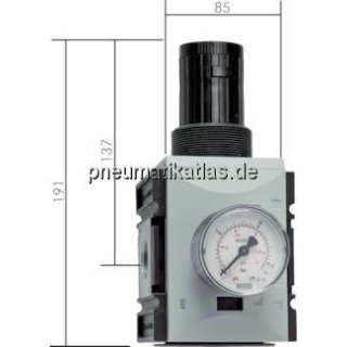 FUTURA Druckregler,G 3/4" 0,5 - 8 bar