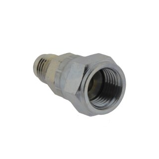 Reduziernippel mit JIC Gewinde UNF 9/16" - 18 (AG) - UNF 9/16" - 18 (IG) Edelstahl