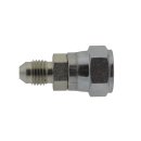 Reduziernippel mit JIC Gewinde UNF 9/16" - 18 (AG) - UNF 9/16" - 18 (IG) Edelstahl