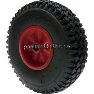 Rad, Luft, Kunststofffelge mit Rollenkorblager, 260mm
