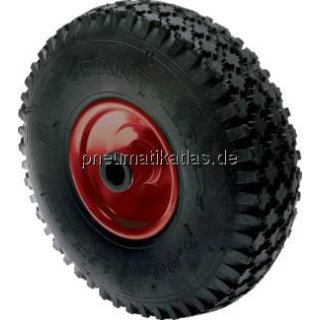 Rad, Luft, Stahlblechfelge mit Rollenkorblager, 260mm