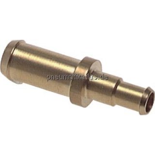 Gerader Steckanschluss 6mm-4mm innen, Messing
