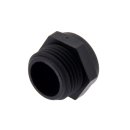 Schalldämpfer mit Edelstahl-Drahtgewebe, G 1/8", Drahtgewebe, Polyamid