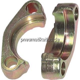 SAE-Flanschhälften 3000 PSI, 3/4"(38,1mm), Edelstahl