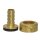 Messing 2/3 - Schlauchtülle mit Flügelmutter G 3/4" - 13 mm Ausführung: gerade