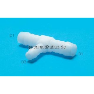 T-Schlauchverbinder 9mm-4mm- 9mm, POM
