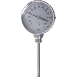 Bimetallthermometer, senk- recht D100/-30 bis +50°C/160mm