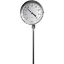 Bimetallthermometer, senk- recht D100/0 - 120°C/63mm