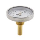 WIKA Bimetallthermometer, waagerecht Ø 63 | -30 bis +50°C | 40mm | Aluminium Thermometer