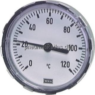 Bimetallthermometer, waage- recht D80/0 - 60°C/40mm