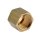 Überwurfmutter für Schlauchtülle 4 / 6 mm G 1/4"  Messing Mutter
