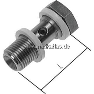 CK Hohlschraube, 1 - fach G 1/8" - 24mm, Edelstahl V4A (1.4571)