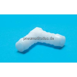 Winkel-Schlauchverbinder 10mm, PVDF