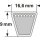 Keilriemen, GardenPower, 5L - 680 Norm: RMA IP23, ummantelt Kupplungsriemen