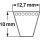 ConCar Schmalkeilriemen ummantelt, Profil: SPA 2360 Lw / AV 13 x 2378 La