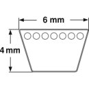 ConCar Keilriemen klassisch 6 x 4 mm Profil 6 Länge 280 - 850 mm DIN 2215 Riemen