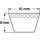 ConCar Keilriemen klassisch 10 x 6 mm Profil Z 10 Länge 562 - 3550 mm DIN 2215
