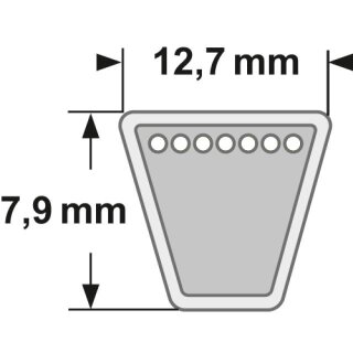 Pix LawnMaster® 4L 480 K, Keilriemen Produktbild-Vorschau 7