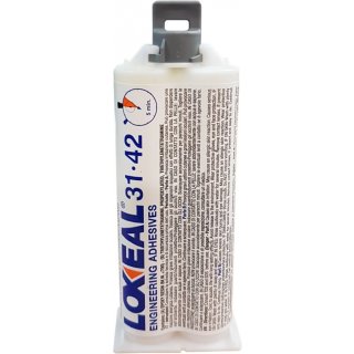 Loxeal 2-Komponenten Klebstoff 31-42 50 ml Doppelkartusche farblos