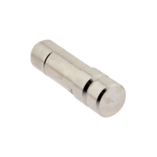 IQS Verschlussstopfen Endstück für 4 mm Steckanschlüsse Messing vernickelt