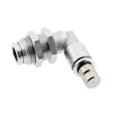 IQS Verschlussstopfen Endstück für 4 mm Steckanschlüsse Messing vernickelt