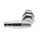 IQS Verschlussstopfen Endstück für 4 mm Steckanschlüsse Messing vernickelt