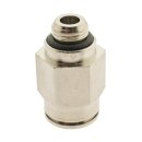 IQS gerade Steckverschraubung G 1/2" - 12 mm, Messing vernickelt Hochtemperatur
